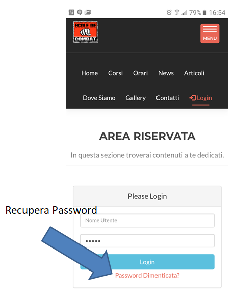 Recupera Password