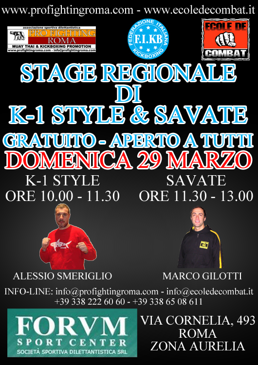 stage k-1 savate